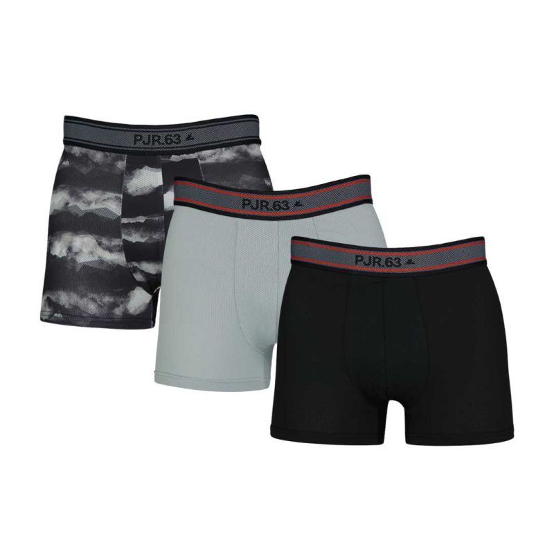 Pajar Men s 3 Pack Boxer Brief PAJMUNW007 GREY 01