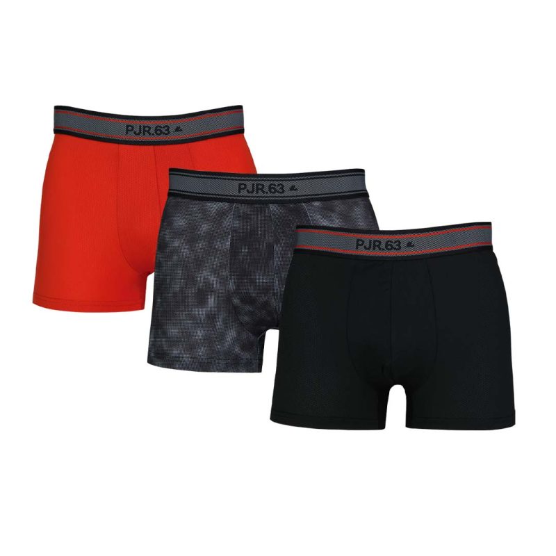 Pajar Men s 3 Pack Performance Trunk PAJMUNW007 RED 4