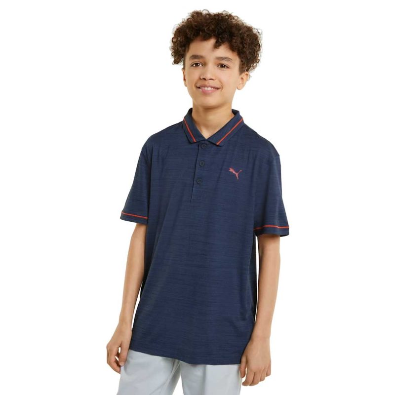 Puma Kids Junior Cloudspun Monarch Golf Polo 530669 05 02