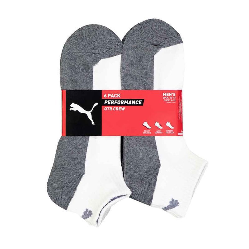 Puma Men s 6 Pack 1 4 Socks P115309C 117 03