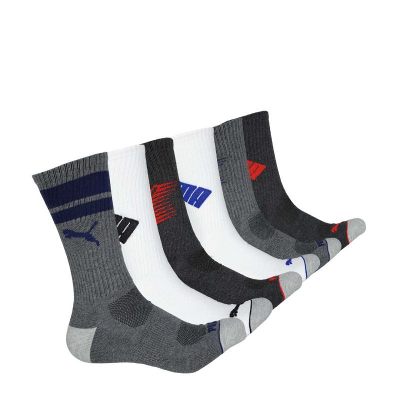 Puma Men s 6 Pack Crew Socks P600096 110 01