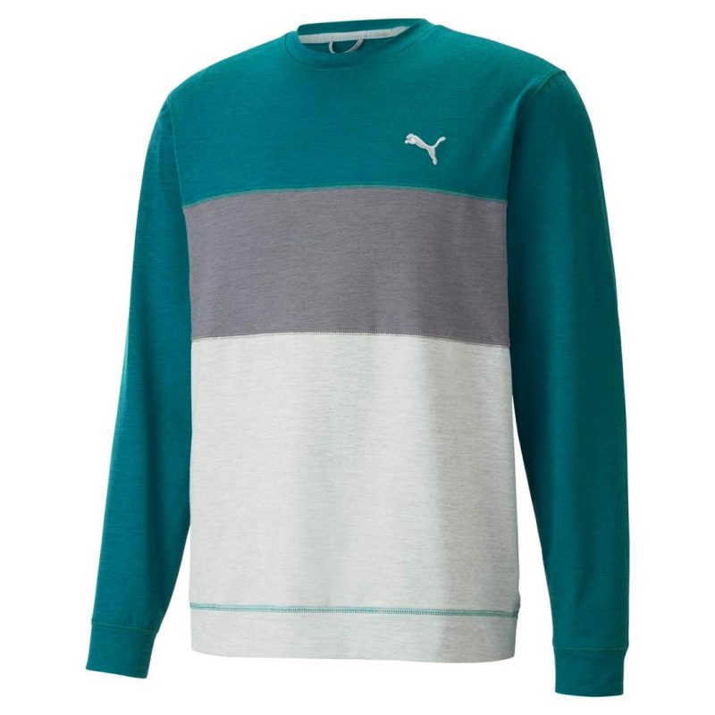 Puma Men s Cloudspun Colourblock Crewneck 535458 08