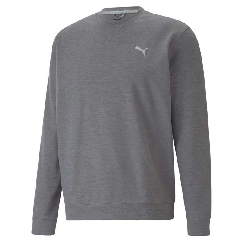 Puma Men s Cloudspun Heather Crewneck 537467 02 1