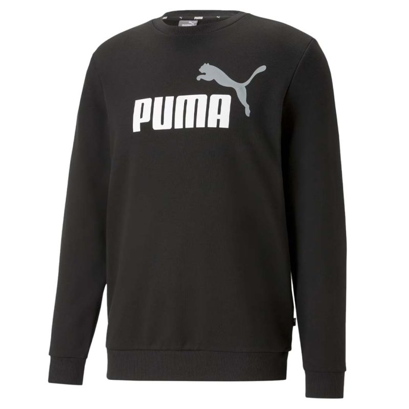 Puma Men s Essentials 2 Tone Big Logo Crewneck 586763 61 2