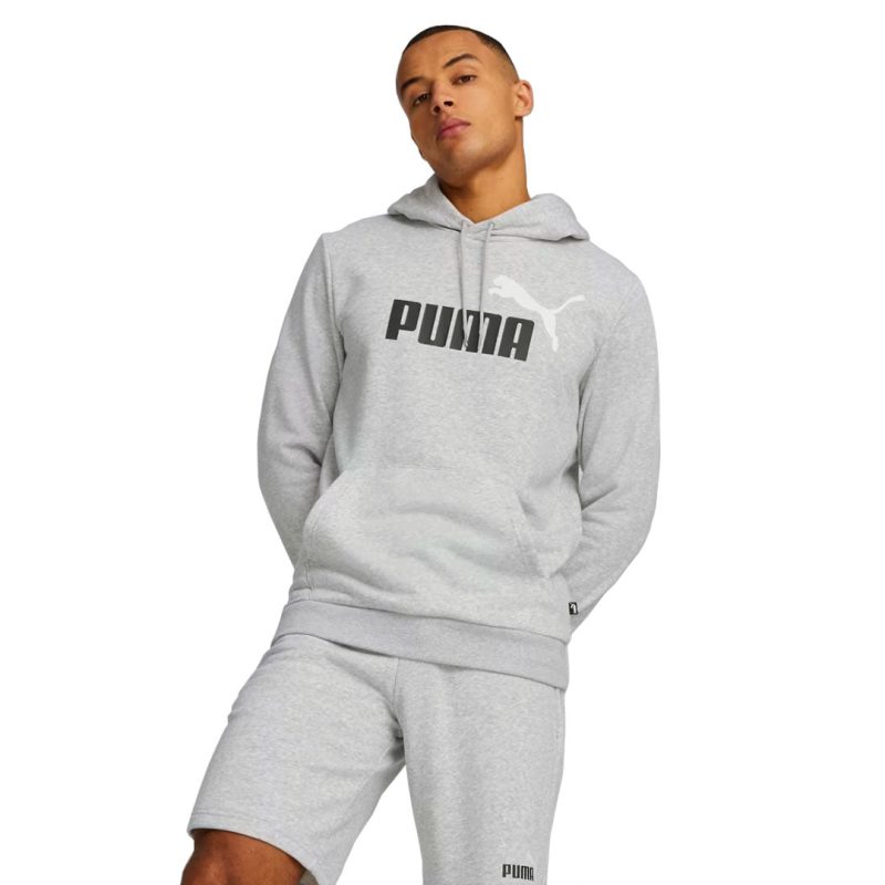 Puma Men s Essentials 2 Tone Big Logo Hoodie 586765 04