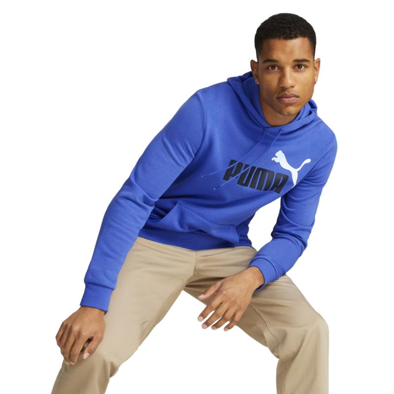 Puma Men s Essentials 2 Tone Big Logo Hoodie 586765 92