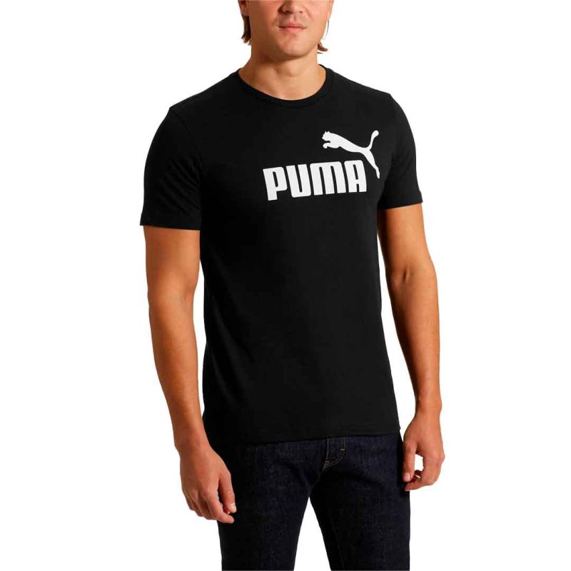 Puma Men s Essentials Logo Tee 851740 01 02