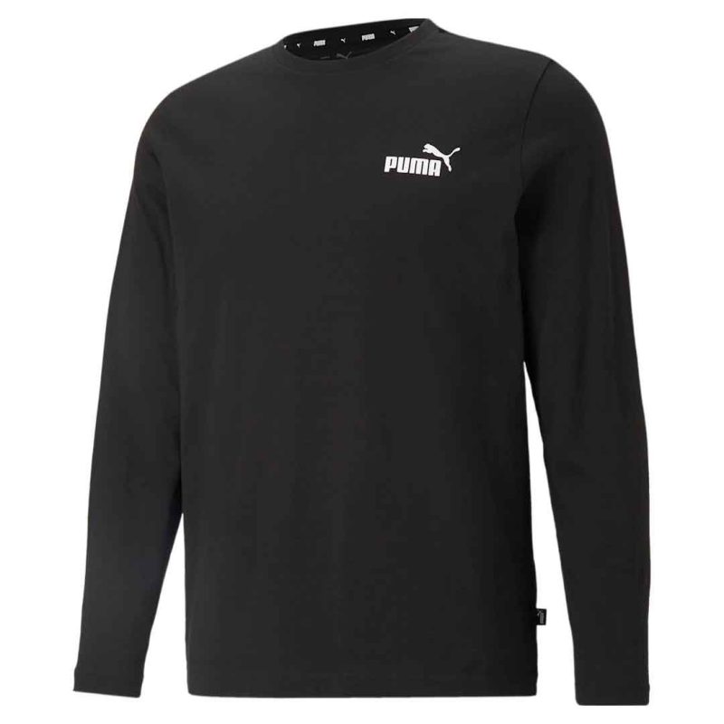 Puma Men s Essentials Small Logo Long Sleeve Tee 586672 01 01