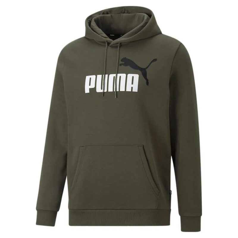 Puma Men s Essentials Two Tone Big Logo Hoodie 586764 70 01