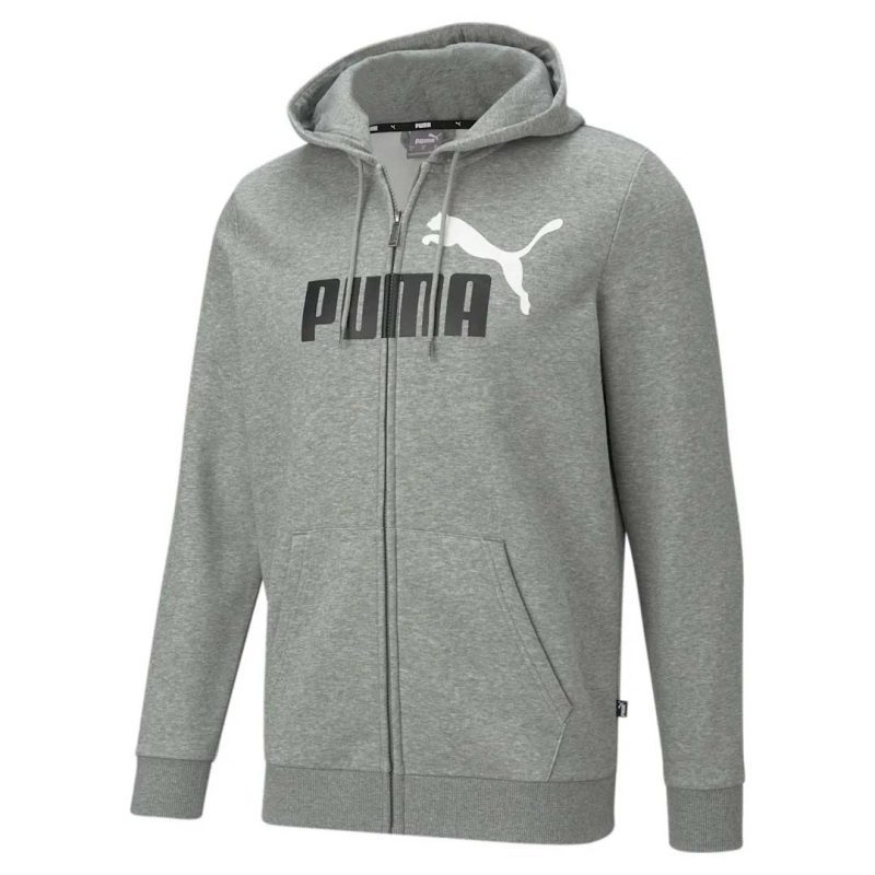 Puma Men s Essentials Two Tone Full Zip Hoodie 586760 03 01