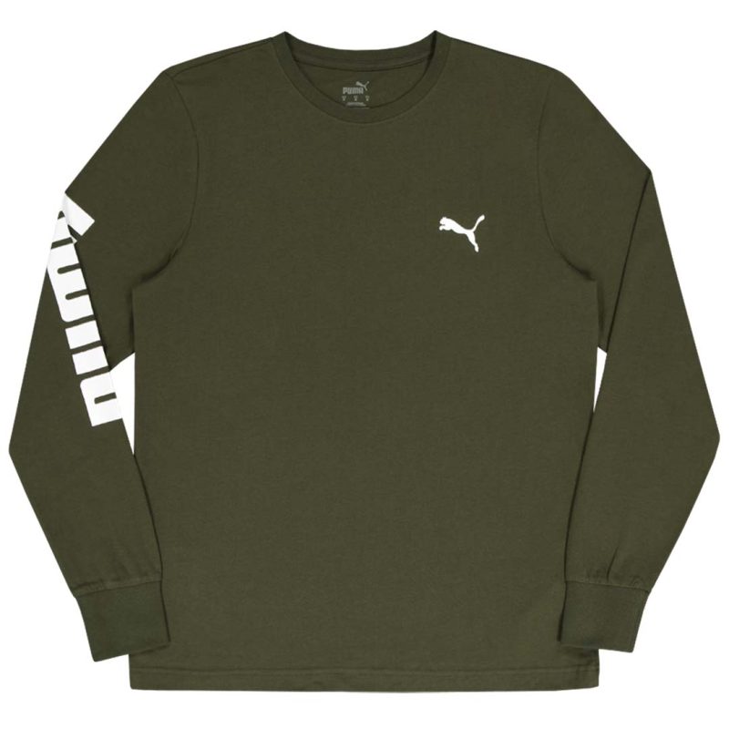 Puma Men s Long Sleeve Classics Logo Tee 846774 70