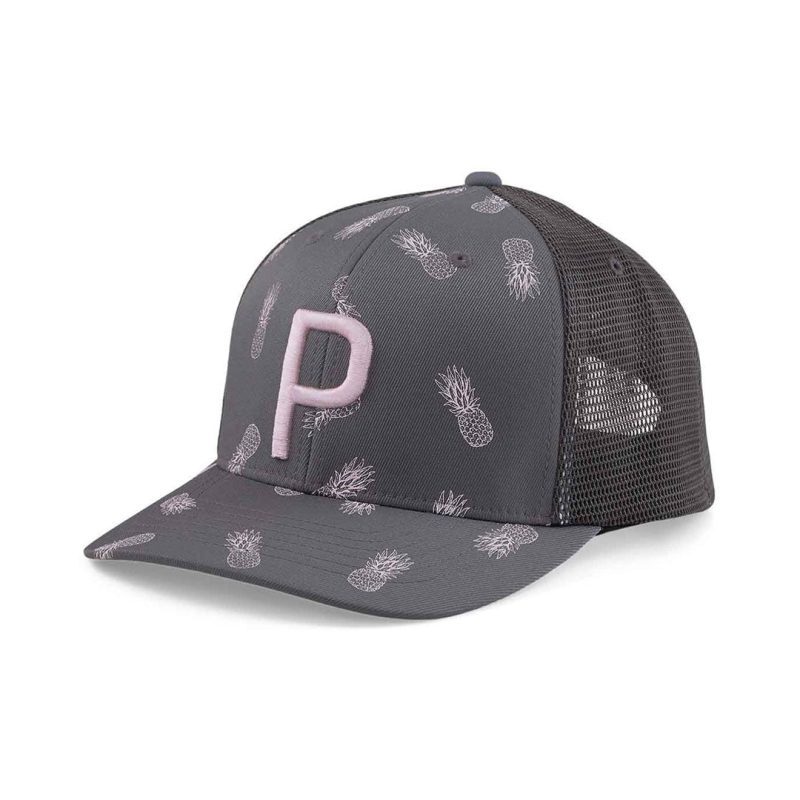 Puma Men s Pineapple Trucker P Golf Cap 024428 01 02