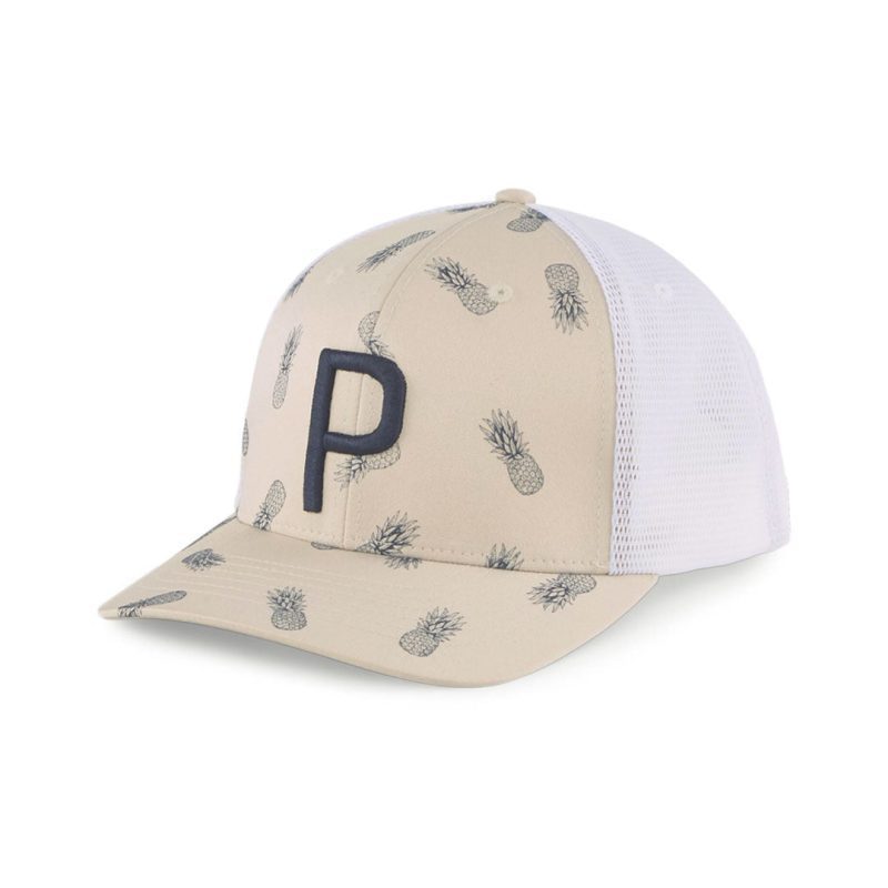 Puma Men s Pineapple Trucker P Golf Cap 024428 02 02 63f2b156 b001 42b1 aea1 af5618f71e66