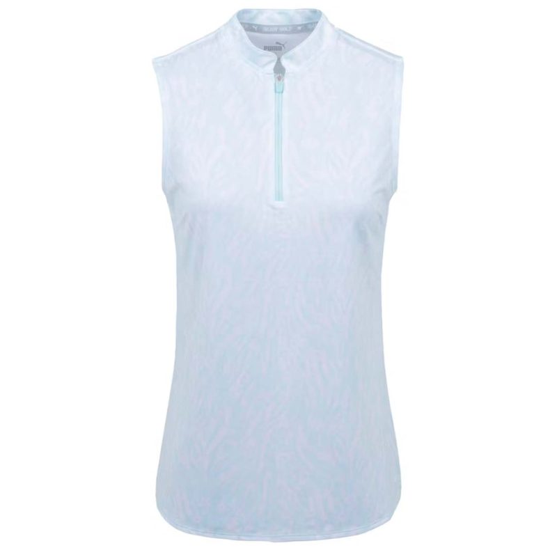 Puma Women s Cloudspun Jungle Sleeveless Polo 532997 02