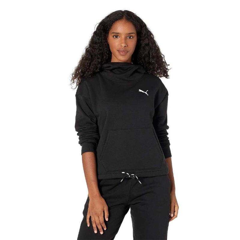 Puma Women s Elite Hooded Cowl Neck 845728 01 02