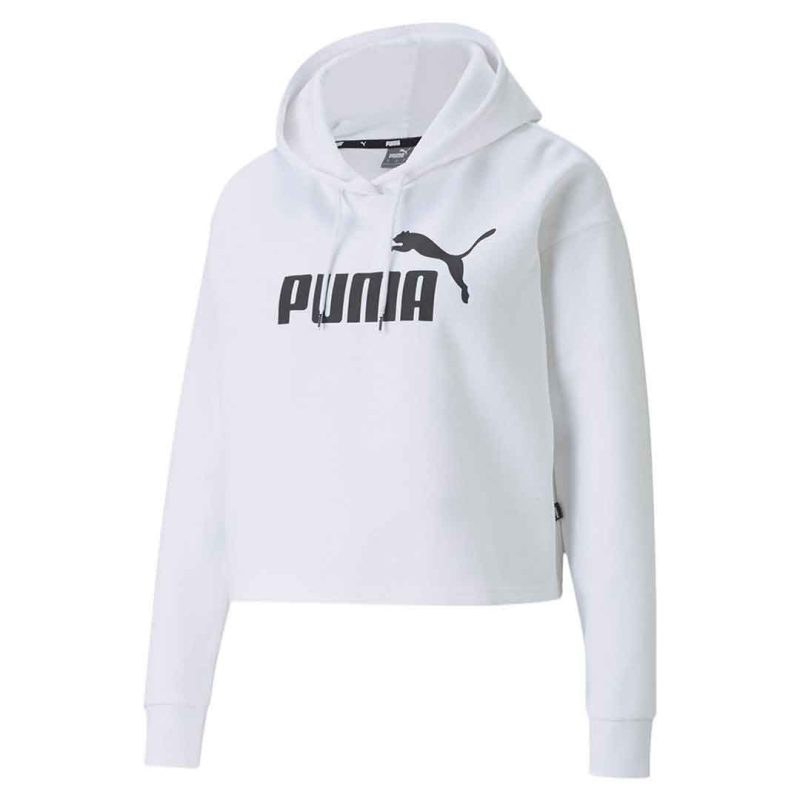 Puma Women s Essentials Cropped Logo Hoodie 586869 02 01