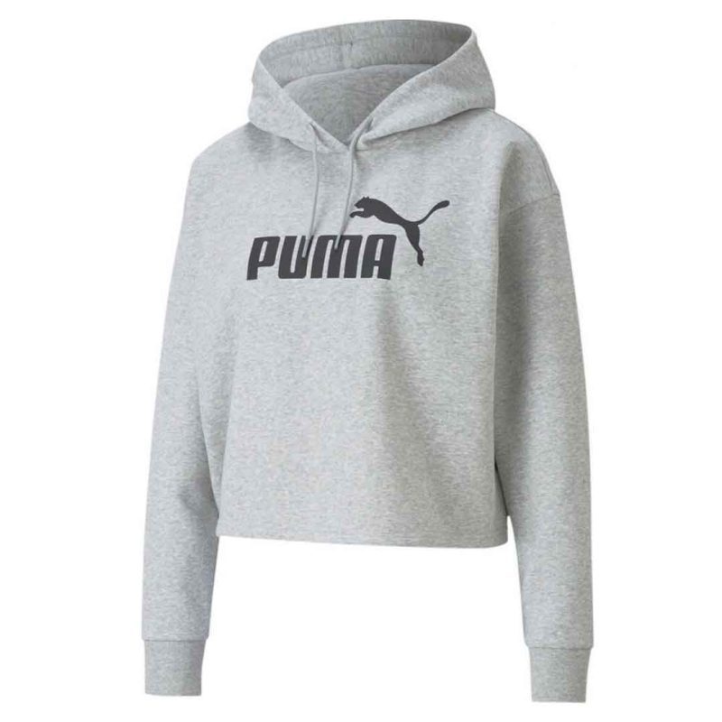 Puma Women s Essentials Cropped Logo Hoodie 586869 04 01