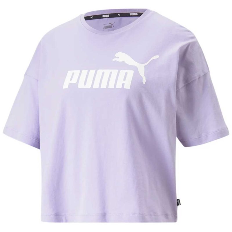 Puma Women s Essentials Logo Cropped Tee 586866 70 01