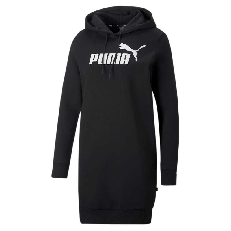 Puma Women s Essentials Logo Hooded Dress 671988 01 01