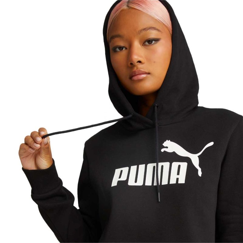 Puma Women s Essentials Logo Hooded Dress 671988 01 03