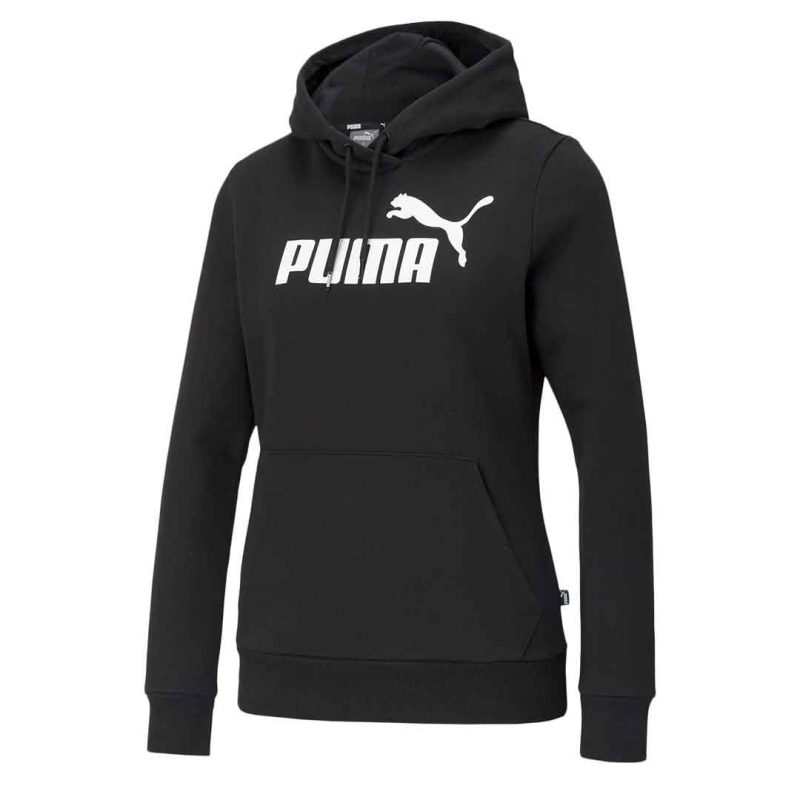 Puma Women s Essentials Logo Hoodie 586788 01 01