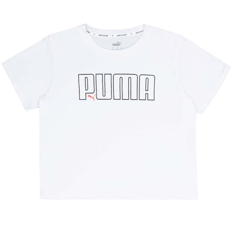 Puma Women s Iconic Cropped Short Sleeve Tee 522547 02