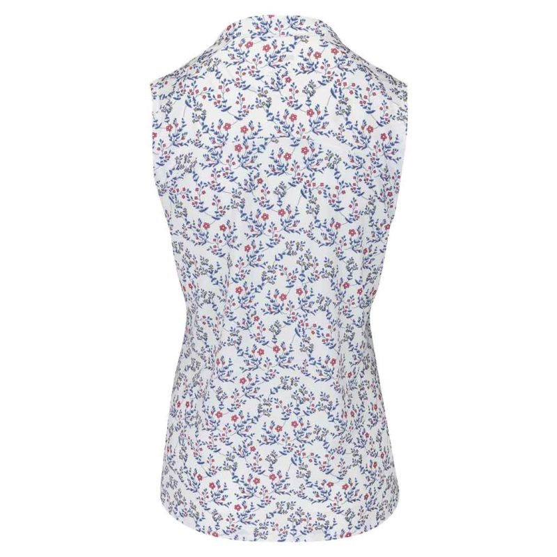 Puma Women s MATTR Micro Floral Sleeveless Polo 539002 01 02