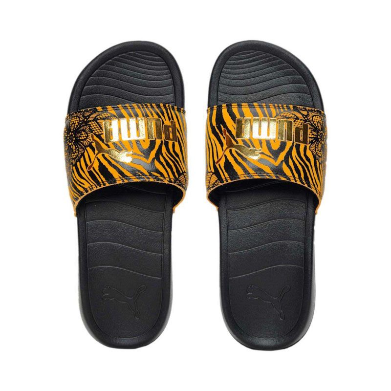 Puma Women s Popcat 20 Tiger Slides 384155 01 04