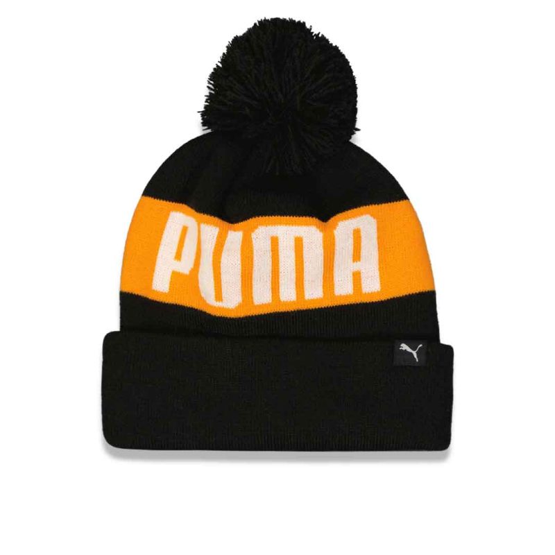 Puma Wordmark Cuff Pom Beanie PV5 0338 017 01