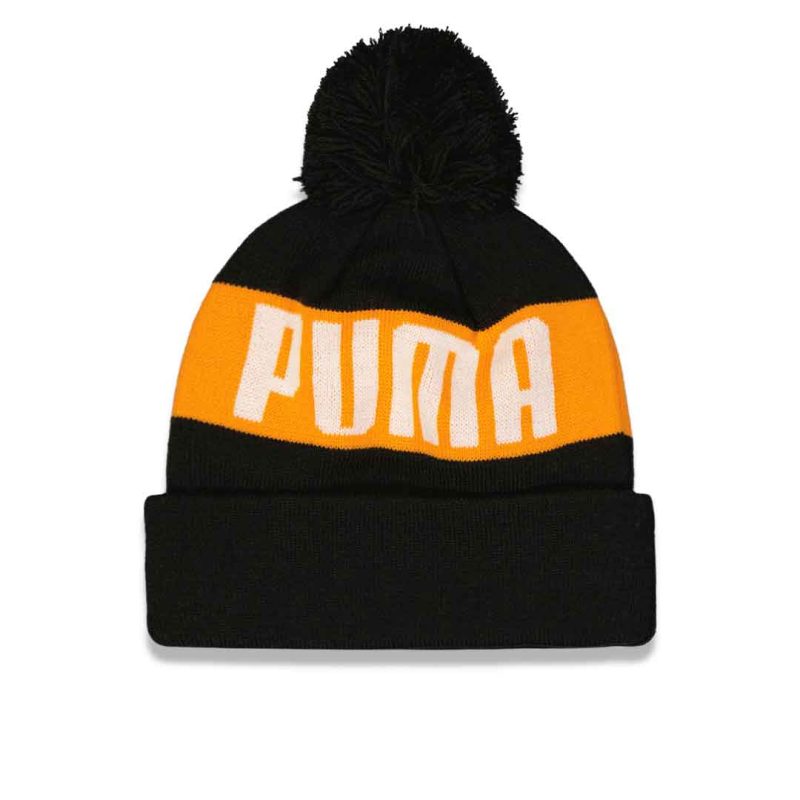 Puma Wordmark Cuff Pom Beanie PV5 0338 017 02