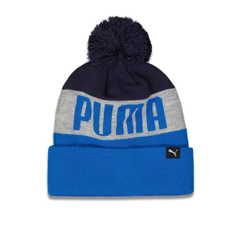 Puma Wordmark Cuff Pom Beanie PV5 0338 413 01