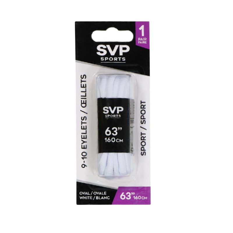 SVP SPORTS 36in Shoelace Oval ST88 OVAL WHT 36 3