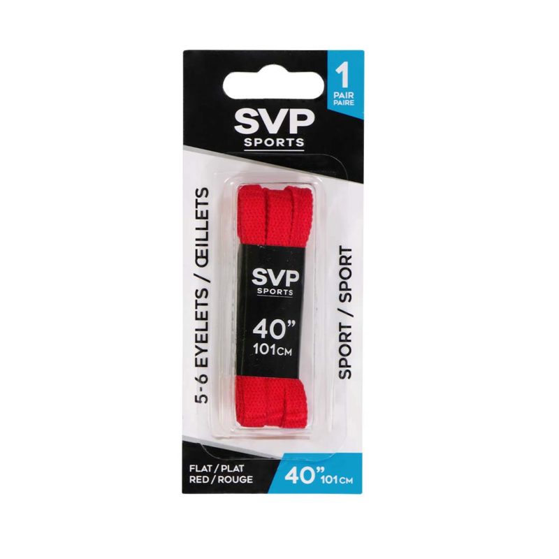 SVP SPORTS 40in Shoelace Flat DM21167 FLAT RED 40