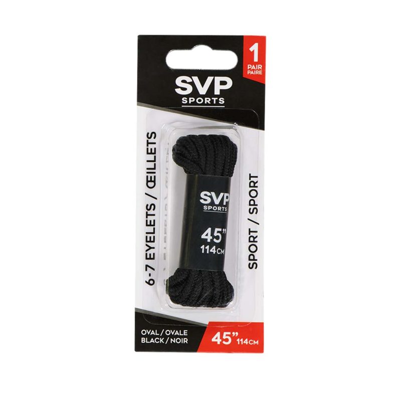 SVP SPORTS 45in Shoelace Oval ST88 OVAL BLK 45