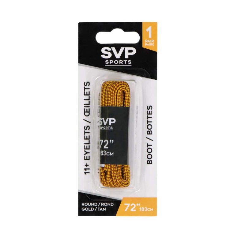 SVP SPORTS 72in Boot Lace Oval DM21167 OVAL GLD BRN