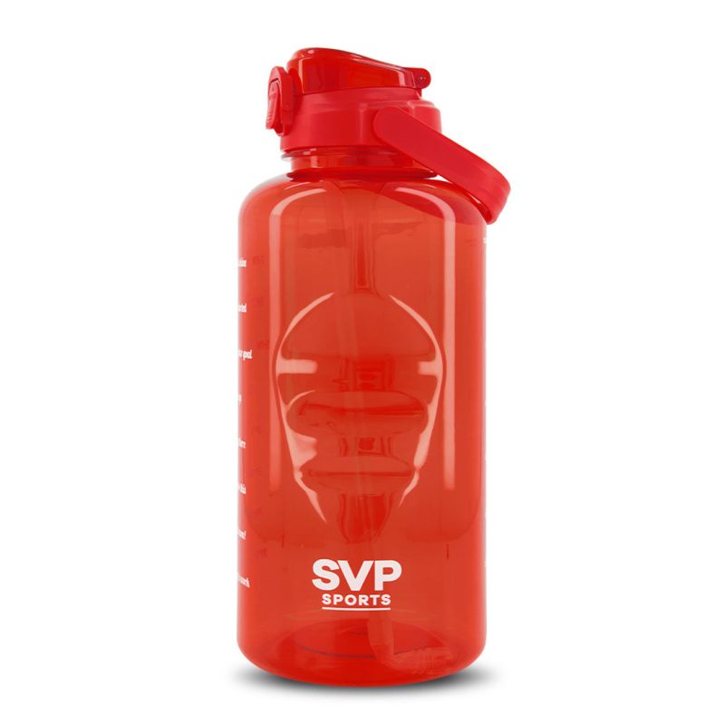 SVP Sports 128 Oz SVP Water Bottle 128OZ REDCLEAR 01