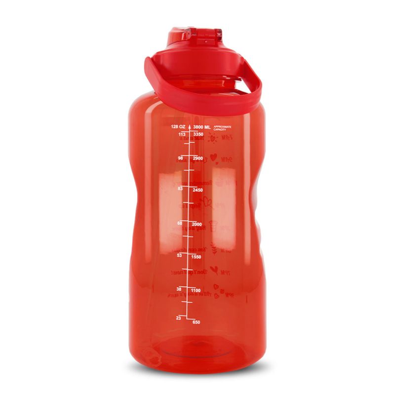 SVP Sports 128 Oz SVP Water Bottle 128OZ REDCLEAR 02