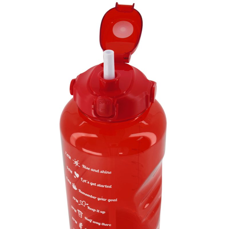 SVP Sports 128 Oz SVP Water Bottle 128OZ REDCLEAR 04