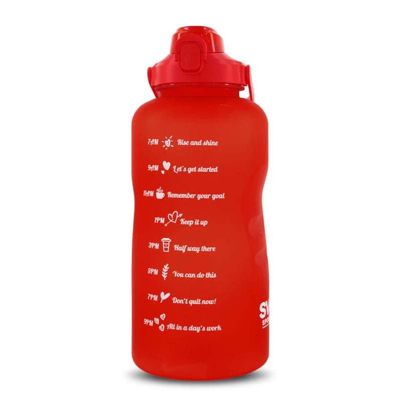 SVP Sports 128 Oz SVP Water Bottle 128OZ RED 02