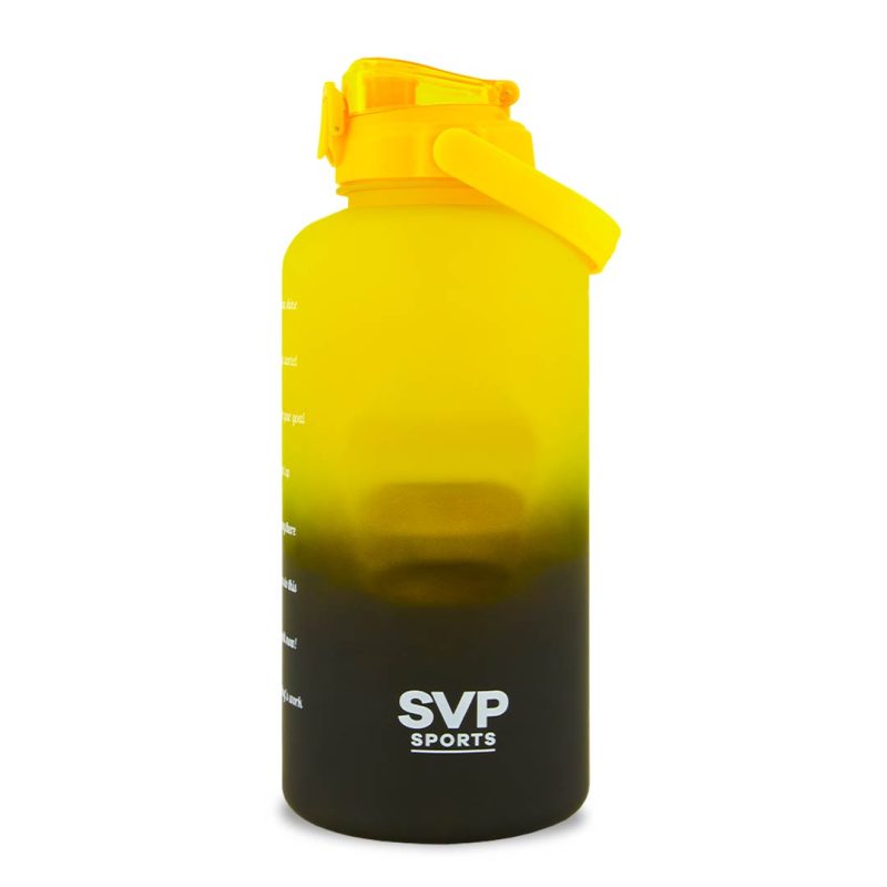 SVP Sports 128oz Hydration Bottle 128OZ YLWBLK