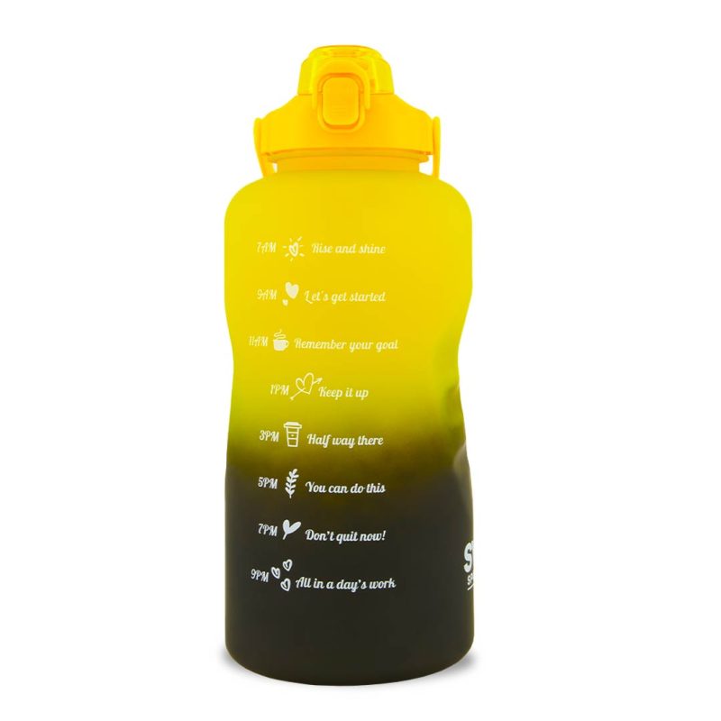 SVP Sports 128oz Hydration Bottle 128OZ YLWBLK 3