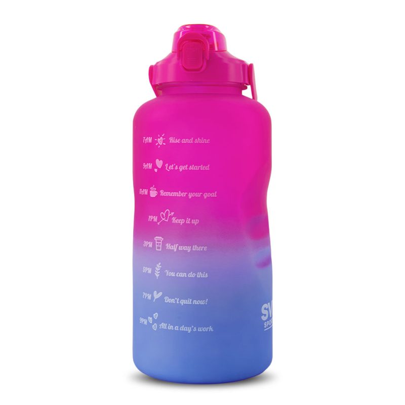 SVP Sports 128oz Hydration Water Bottle 128OZ PNKBLU 03