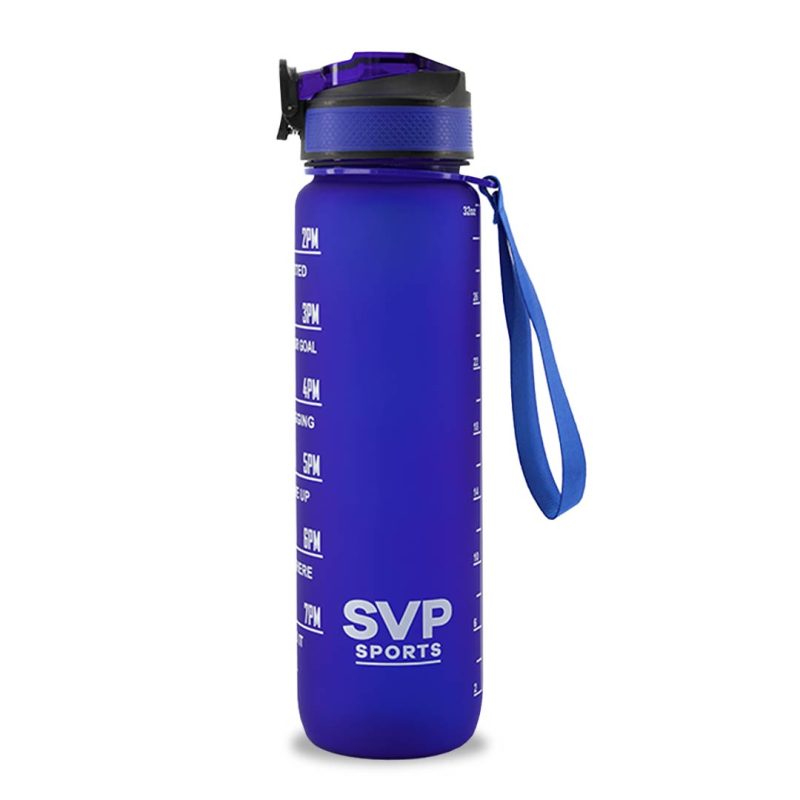 SVP Sports 32oz Hydration Water Bottle 32OZ BLU