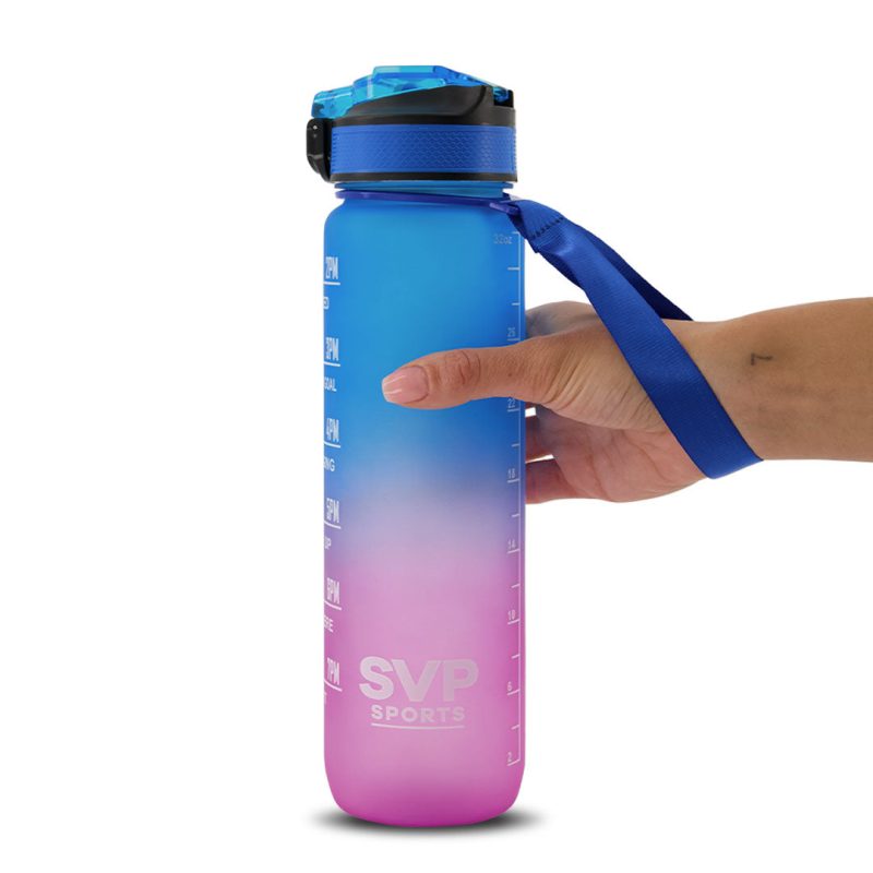 SVP Sports 32oz Hydration Water Bottle 32OZ BLUPUR 05