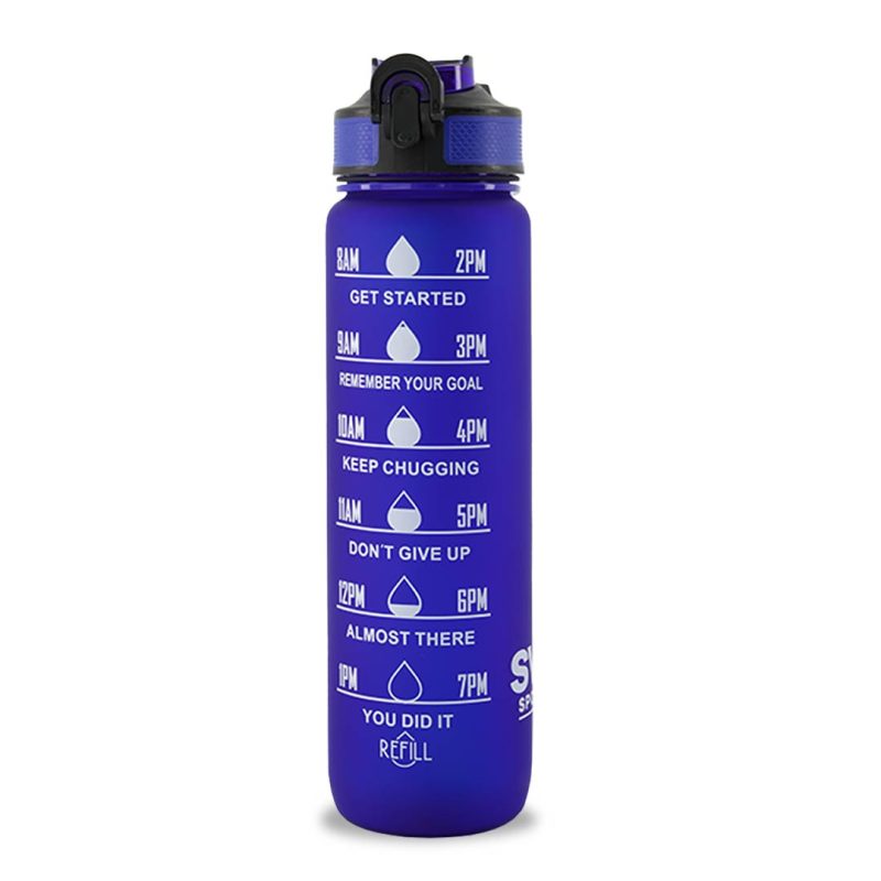 SVP Sports 32oz Hydration Water Bottle 32OZ BLU 3