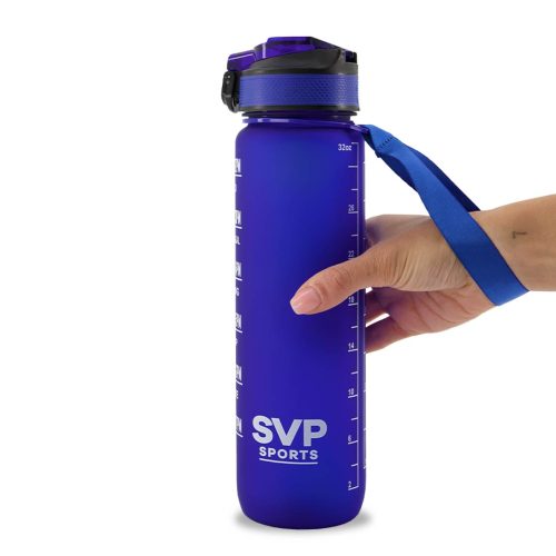 SVP Sports 32oz Hydration Water Bottle 32OZ BLU 4