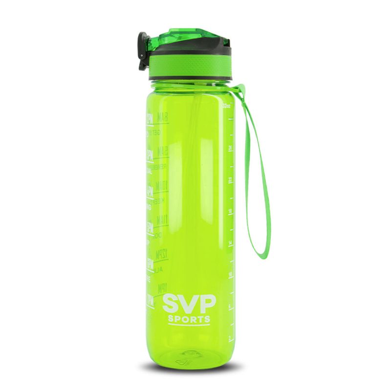 SVP Sports 32oz Hydration Water Bottle 32OZ GRNCLEAR 01