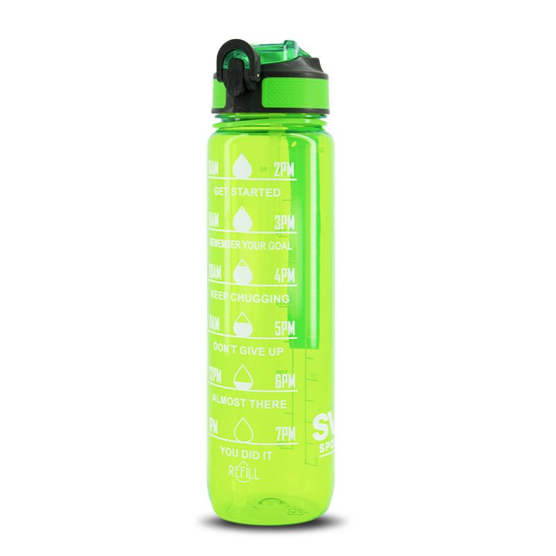 SVP Sports 32oz Hydration Water Bottle 32OZ GRNCLEAR 02