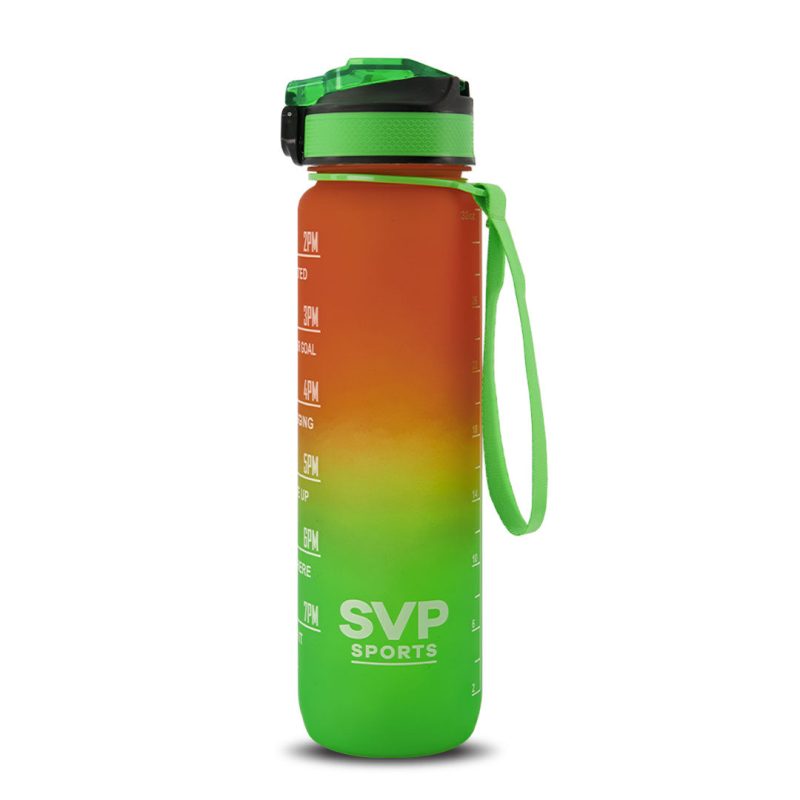 SVP Sports 32oz Hydration Water Bottle 32OZ ORGGRN 01