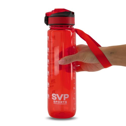 SVP Sports 32oz Hydration Water Bottle 32OZ REDCLEAR 3